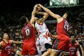 (SP) PHILIPPINES-BULACAN PROVINCE-BASKETBALL-PBA FINALS-BAY AREA DRAGONS VS GINEBRA SAN MIGUEL