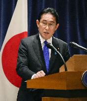 Japan PM Kishida in Washington