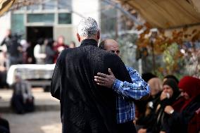 MIDEAST-RAMALLAH-FUNERAL