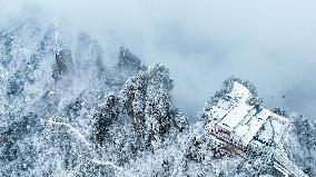 CHINA-HUNAN-ZHANGJIAJIE-SNOW-SCENERY (CN)