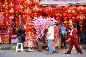 INDONESIA-JAKARTA-CHINATOWN-CHINESE LUNAR NEW YEAR-ATMOSPHERE