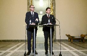 Speaker of the Parliament Andreas Norlen visits Finland