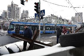 Kyiv tram service partially resumed