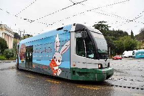 ITALY-ROME-TRAM-YEAR OF THE RABBIT