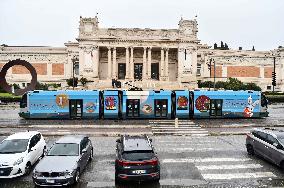 ITALY-ROME-TRAM-YEAR OF THE RABBIT