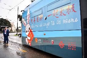 ITALY-ROME-TRAM-YEAR OF THE RABBIT