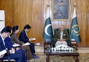 PAKISTAN-ISLAMABAD-PRESIDENT-INTERVIEW