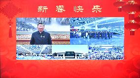 CHINA-BEIJING-XI JINPING-SPRING FESTIVAL GREETINGS (CN)