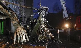 Helicopter crash near Ukraine kindergarten