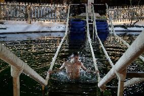 RUSSIA-MOSCOW-ORTHODOX EPIPHANY CELEBRATION