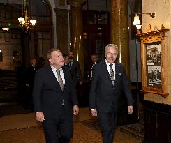 Ulkoministeri Haaviston ja Tanskan ulkoministeri Rasmussenin tapaaminen