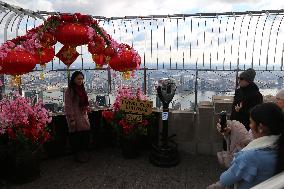 U.S.-NEW YORK-EMPIRE STATE BUILDING-CHINESE LUNAR NEW YEAR-CELEBRATIONS