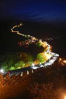 Illumination of Great Wall of China