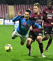 (SP)ITALY-SALERNO-FOOTBALL-SERIE A-NAPOLI VS SALERNITANA
