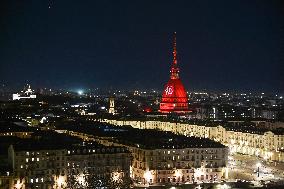 ITALY-TURIN-CHINESE NEW YEAR-MOLE ANTONELLIANA