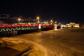 RUSSIA-ST. PETERSBURG-CHINESE NEW YEAR-DECORATION