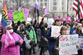 Abortion activists rally in Washington