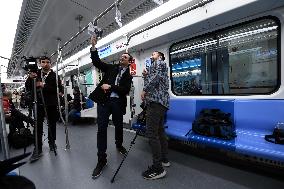 TÜRKIYE-ISTANBUL-NEW METRO LINE-CHINA-MADE-TRAINS