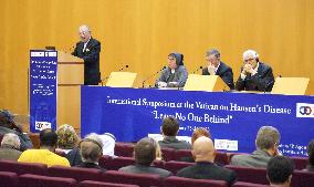 Seminar on Hansen's disease in Vatican