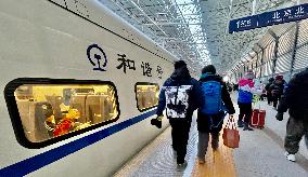 CHINA-BEIJING-ZHANGJIAKOU HIGH-SPEED RAILWAY-SKIING (CN)