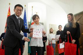 SLOVENIA-LJUBLJANA-CHINA-THEMED CHILDEREN'S ART EXHIBITION
