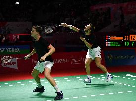 (SP)INDONESIA-JAKARTA-BADMINTON-INDONESIA MASTERS 2023-MEN'S DOUBLES