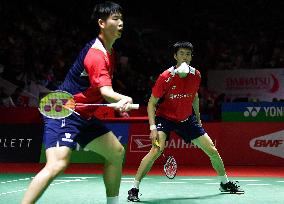 (SP)INDONESIA-JAKARTA-BADMINTON-INDONESIA MASTERS 2023-MEN'S DOUBLES