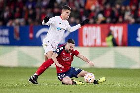 CA Osasuna vs Sevilla FC - Copa del Rey