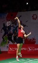 (SP)INDONESIA-JAKARTA-BADMINTON-INDONESIA MASTERS 2023-WOMEN'S SINGLES-SECOND ROUND