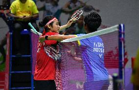 (SP)INDONESIA-JAKARTA-BADMINTON-INDONESIA MASTERS 2023-WOMEN'S SINGLES-SECOND ROUND