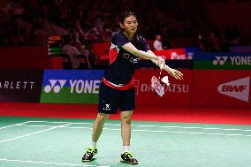 (SP)INDONESIA-JAKARTA-BADMINTON-INDONESIA MASTERS 2023-WOMEN'S SINGLES-SECOND ROUND