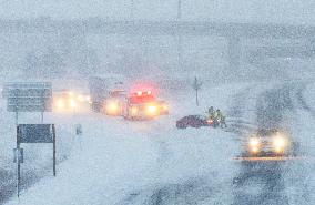 CANADA-TORONTO-SNOWFALL
