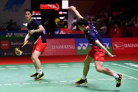 (SP)INDONESIA-JAKARTA-BADMINTON-INDONESIA MASTERS 2023-WOMEN'S DOUBLES-SECOND ROUND