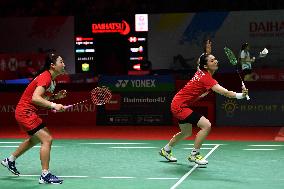 (SP)INDONESIA-JAKARTA-BADMINTON-INDONESIA MASTERS 2023-WOMEN'S DOUBLES-SECOND ROUND