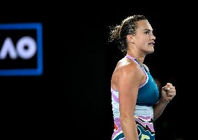 (SP)AUSTRALIA-MELBOURNE-TENNIS-AUSTRALIAN OPEN-WOMEN'S SINGLES-SEMIFINAL