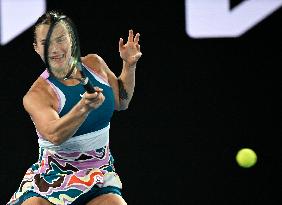 (SP)AUSTRALIA-MELBOURNE-TENNIS-AUSTRALIAN OPEN-WOMEN'S SINGLES-SEMIFINAL