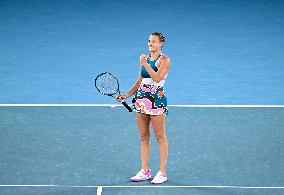 (SP)AUSTRALIA-MELBOURNE-TENNIS-AUSTRALIAN OPEN-WOMEN'S SINGLES-SEMIFINAL