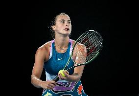 (SP)AUSTRALIA-MELBOURNE-TENNIS-AUSTRALIAN OPEN-WOMEN'S SINGLES-SEMIFINAL