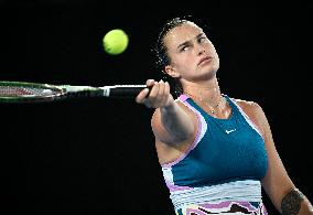 (SP)AUSTRALIA-MELBOURNE-TENNIS-AUSTRALIAN OPEN-WOMEN'S SINGLES-SEMIFINAL