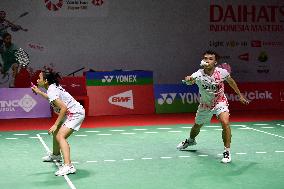 (SP)INDONESIA-JAKARTA-BADMINTON-INDONESIA MASTERS 2023-MIXED DOUBLES-SECOND ROUND