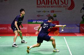 (SP)INDONESIA-JAKARTA-BADMINTON-INDONESIA MASTERS 2023-MIXED DOUBLES-SECOND ROUND