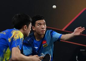 (SP)QATAR-DOHA-TABLE TENNIS-WTT FEEDER DOHA 2023-MEN'S DOUBLES