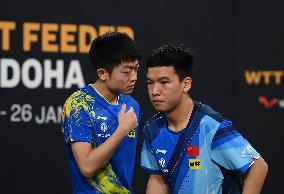 (SP)QATAR-DOHA-TABLE TENNIS-WTT FEEDER DOHA 2023-MEN'S DOUBLES