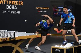 (SP)QATAR-DOHA-TABLE TENNIS-WTT FEEDER DOHA 2023-MEN'S DOUBLES