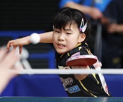 Table tennis: Japan national c'ships