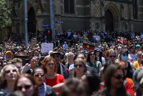 AUSTRALIA-MELBOURNE-RALLY