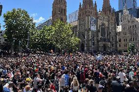 AUSTRALIA-MELBOURNE-RALLY