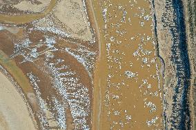 CHINA-SHANDONG-YELLOW RIVER-ICE JAM (CN)
