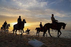 MIDEAST-GAZA CITY-DAILY LIFE