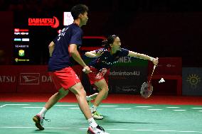(SP)INDONESIA-JAKARTA-BADMINTON-INDONESIA MASTERS 2023-MIXED DOUBLES-SEMIFINALS
